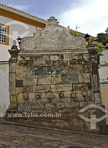  Assunto: Chafariz histórico  / Local:  Diamantina - Minas Gerais - MG - Brasil  / Data: 12/2009 