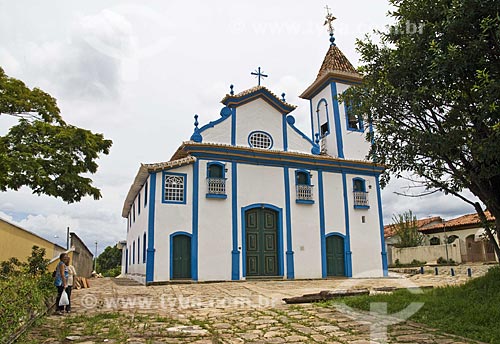  Assunto: Fachada da Igreja de Nossa Senhora do Rosário  / Local:  Diamantina - Minas Gerais - MG  / Data: 12/2009 