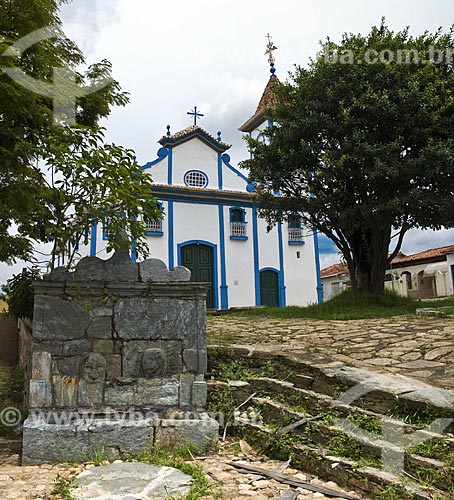  Assunto: Fachada da Igreja de Nossa Senhora do Rosário  / Local:  Diamantina - Minas Gerais - MG  / Data: 12/2009 