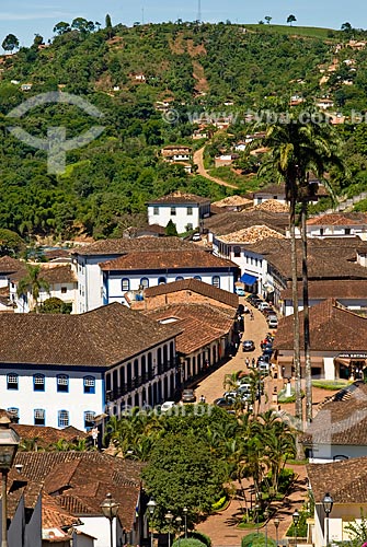  Assunto: Serro, cidade histórica com muitas construções do século XVIII  / Local:  Serro - Minas Gerais - MG  / Data: 12/ 2009 