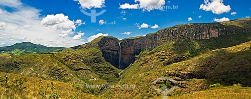  Cachoeira do Tabuleiro, a mais alta de Minas Gerais e a terceira mais alta do Brasil com 273 m de queda livre - Parque Estadual da Serra do Intendente - PESI   - Conceição do Mato Dentro - Minas Gerais - Brasil