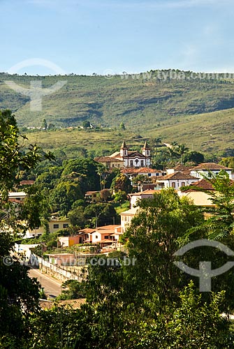  Assunto: Vista da Igreja Matriz de Conceição do Mato Dentro no centro histórico da cidade  / Local:  Conceição do Mato Dentro - Minas Gerais - MG  / Data: 12/ 2009 