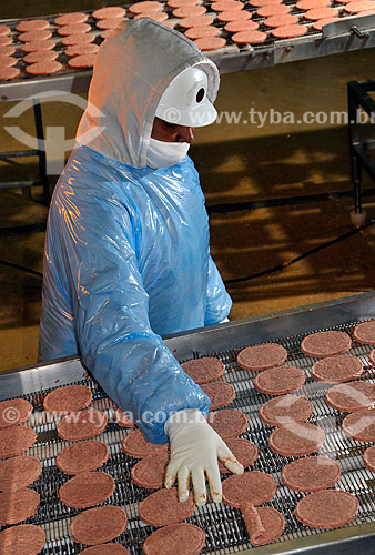  Assunto: Fabricação de Hamburgers  / Local: Lins - São Paulo - SP - Brasil  / Data: 12/2008 