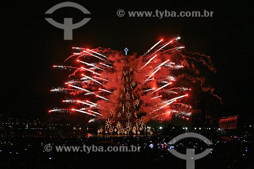  Assunto: Inauguração da árvore de natal da Lagoa Rodrigo de Freitas  / Local:  Rio de Janeiro - RJ - Brasil  / Data: 12/2010 