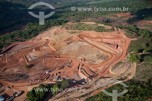  Assunto: Obras da empresa canedense Colossus para extração de ouro de Serra Pelada  / Local:  Serra Pelada - Pará  - Brasil  / Data: 10/2010 
