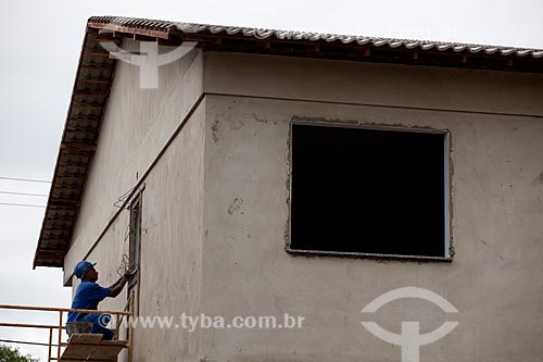  Assunto: Construção do condominio Residencial Andrea - Antiga Estrada Rio-São Paulo - Projeto Minha Casa Minha Vida  / Local:  Campo Grande- Rio de Janeiro - RJ  / Data: 24/11/2010 