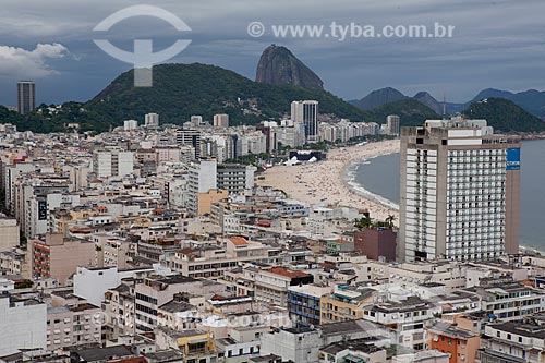  Assunto: Bairro de Copacabana visto do Pavão-pavãozinho  / Local:  Rio de Janeiro - RJ - Brasil  / Data: 30/12/2010 