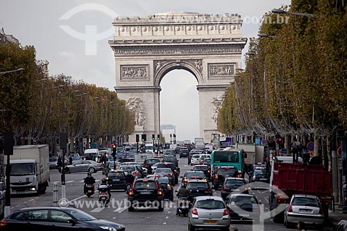  Assunto: Arco do Triunfo  / Local:  Paris - França  / Data: 10/2011 