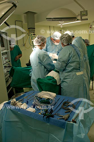  Assunto: Hospital Federal de Ipanema - centro cirúrgico - Ginecologia - procedimento de videolaparoscopia diagnóstica.  / Local: Hospital Federal de Ipanema - Rio de Janeiro - RJ / Data: 10/2010 