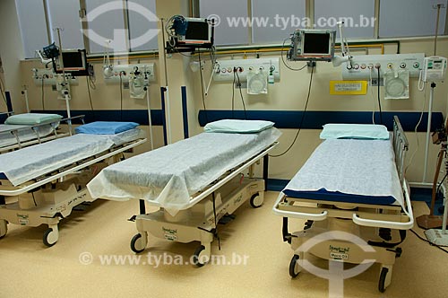  Assunto: Hospital Federal do Andaraí - Endoscopia - salão de repouso pós-sedação / Local:  Andaraí - Rio de Janeiro- Brasil / Data: 10-2010 