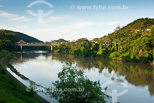  Assunto: Ponte Aldo Pereira de Andrade (Ponte de Ferro) / Local: Blumenau - Santa Catarina (SC) - Brasil / Data: 26/12/2010 