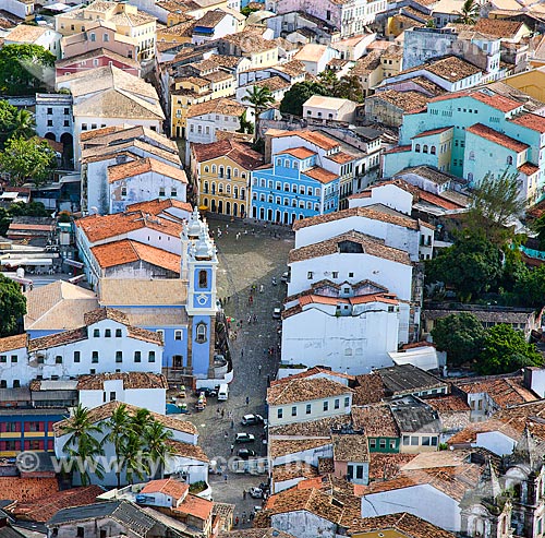  Assunto: Vista aérea do Pelourinho, no Centro Histórico de Salvador  / Local:  Bahia - BA  / Data: 01/2011 