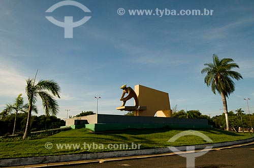  Assunto: Monumento ao Garimpeiro  / Local:  Boa Vista - Roraima - RR  / Data: 05/2010 