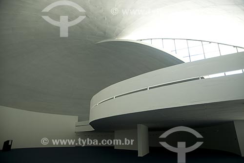  Assunto: Interior da sede da Fundação Oscar Niemeyer no Caminho Niemeyer - Projeto de Oscar Niemeyer  / Local:  Niterói - Rio de Janeiro - RJ  / Data: 02/2007 