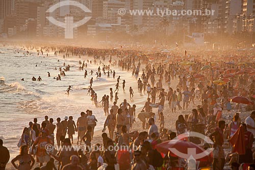  Assunto: Banhistas na Praia do Arpoador  / Local:  Ipanema - Rio de Janeiro - RJ  / Data: 02/2011 