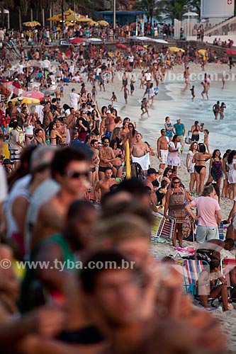  Assunto: Banhistas na Praia do Arpoador  / Local:  Ipanema - Rio de Janeiro - RJ  / Data: 02/2011 