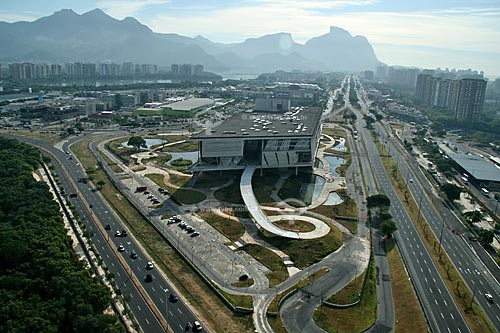  Assunto: Vista aérea da Cidade da Música na Avenida das Américas  / Local:  Barra da Tijuca - Rio de Janeiro - RJ  / Data: 02/2011 