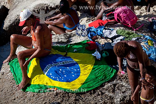  Assunto: Banhistas na Praia do Arpoador  / Local:  Rio de Janeiro - RJ  / Data: 02/2011 