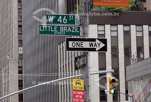  Assunto: Presença brasileira em  Nova Iorque  / Local:  Nova Iorque - Estados Unidos da América - EUA  / Data: 07/2009 