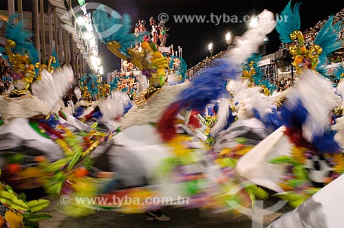  Assunto: Baianas em desfile da Escola de Samba Unidos da Tijuca - Carnaval 2006 na Marquês de Sapucaí - Sambódromo      / Local: Rio de Janeiro (RJ) - Brasil / Data: 02/2006 