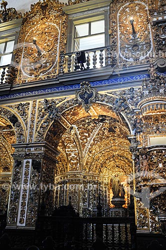  Assunto: Interior da Igreja de São Francisco no Pelourinho / Local: Salvador - Bahia (BA) - Brasil / Data: 02/2011 