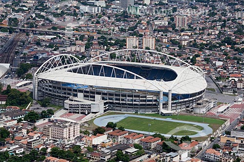  Assunto: Vista aérea do Estádio João Havelange - Engenhão  / Local: Rio de Janeiro (RJ) - Brasil / Data: 03/2011 