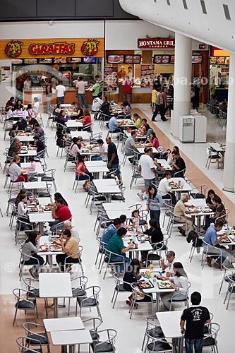  Assunto: Praça de alimentação do Mogi  Shopping  / Local: Mogi das Cruzes - São Paulo (SP) - Brasil / Data: 03/2011 