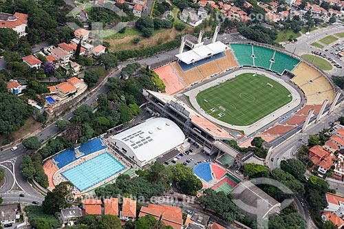  Assunto: Vista aérea do Estádio Pacaembu (Estádio Municipal Paulo Machado de Carvalho) / Local: São Paulo (SP) - Brasil / Data: 03/2011 