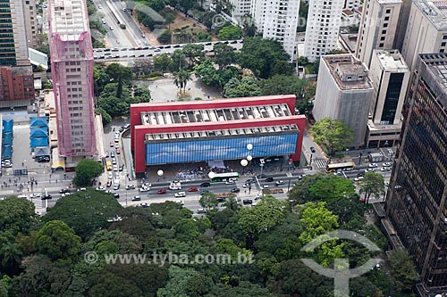  Assunto: Vista aérea do MASP - Museu de Arte de São Paulo  / Local: São Paulo (SP) - Brasil / Data: 03/2011 