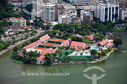  Assunto: Vista aérea do Clube Naval Piraquê / Local: Lagoa - Rio de Janeiro (RJ) - Brasil / Data: 03/2011 