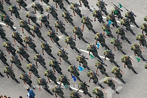  Assunto: Desfile em comemoração ao Sete de Setembro na Avenida Presidente Vargas / Local: Centro - Rio de Janeiro (RJ) - Brasil  / Data: 09/2009 