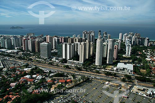  Assunto: Vista aérea da Barra da Tijuca / Local: Rio de Janeiro - RJ - Brasil / Data: 02/2011 