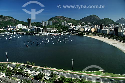  Assunto: Vista aérea da Enseada de Botafogo / Local: Botafogo - Rio de Janeiro (RJ) - Brasil  / Data: 03/2011 