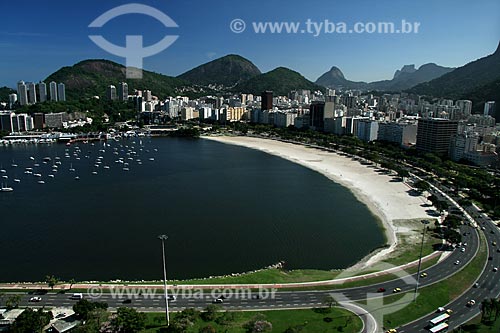  Assunto: Vista aérea da Enseada de Botafogo / Local: Botafogo - Rio de Janeiro (RJ) - Brasil  / Data: 03/2011 