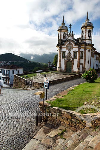  Assunto: Vista da Igreja de São Francisco de Assis / Local: Ouro Preto - Minas Gerais (MG) - Brasil / Data: 02/2008 