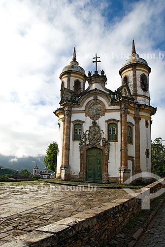  Assunto: Vista da Igreja de São Francisco de Assis / Local: Ouro Preto - Minas Gerais (MG) - Brasil / Data: 02/2008 