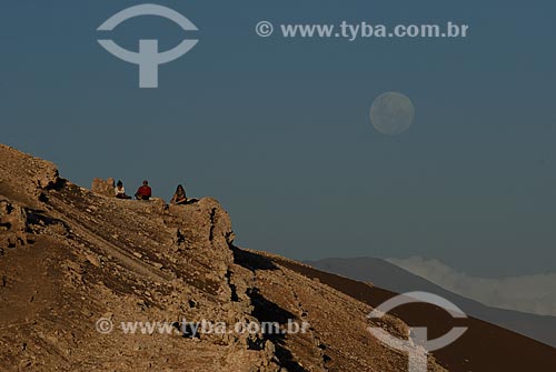  Assunto: Crepúsculo no Vale da Lua (Valle de la Luna) / Local: Chile - América do Sul / Data: 01/2011 