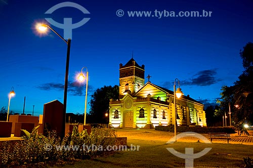  Assunto: Igreja Matriz Nossa Senhora do Carmo à noite / Local: Boa Vista - Roraima (RR) - Brasil / Data: 05/2010 