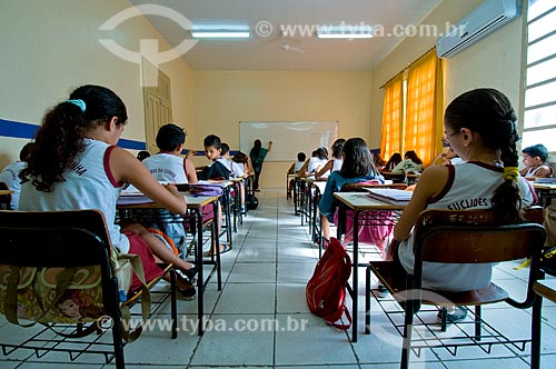 Assunto: Sala de aula da Escola Estadual Euclides da Cunha / Local: Boa Vista - Roraima (RR) - Brasil / Data: 05/2010 