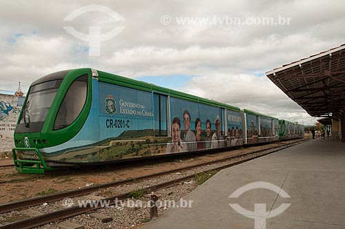  Assunto: Trem que liga Juazeiro do Norte à cidade de Crato - Chamado de metrô  do Cariri / Local: Juazeiro do Norte - Ceará (CE) - Brasil / Data: 08/2010 