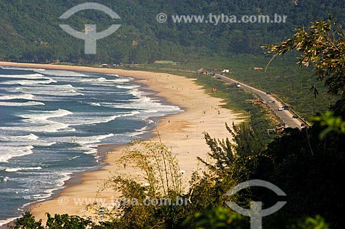  Assunto: Vista da praia de Grumari / Local: Recreio dos Bandeirantes - Rio de Janeiro (RJ) - Brasil / Data: 06/2010 