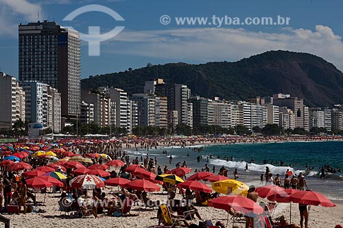  Assunto: Praia de Copacabana / Local: Copacabana - Rio de Janeiro (RJ) - Brasil / Data: 02/2011 