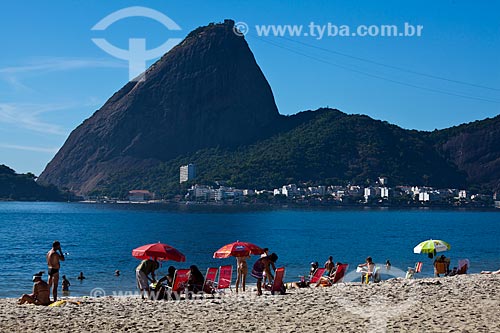  Assunto: Praia do Flamengo com Pão de Açúcar ao fundo / Local: Flamengo - Rio de Janeiro (RJ) - Brasil / Data: 02/2011 