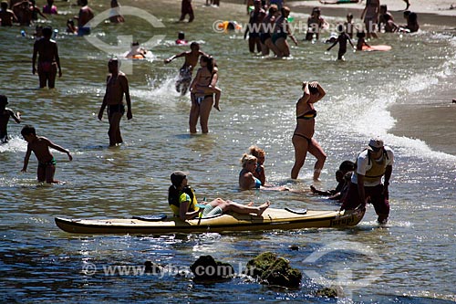  Assunto: Banhistas na Praia da Urca / Local: Urca - Rio de Janeiro (RJ) - Brasil / Data: 02/2011 