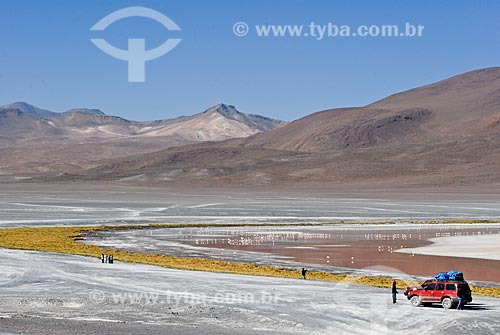  Assunto: Laguna Colorada - Reserva nacional Eduardo Avaroa - A caminho do Salar de Uyuni  / Local: Bolivia - América do Sul / Data: 01/2011 