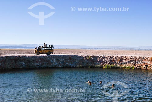  Assunto: Ojos del Salar  - Lagoa de água doce  / Local: Deserto de Atacama - Chile - América do Sul / Data: 01/2011 