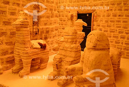  Assunto: Museu de sal no Salar de Uyuni / Local: Bolivia - América do Sul / Data: 01/2011 