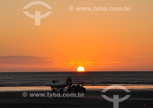  Assunto: Vista da praia de Jericoacoara / Local: Jijoca de Jericoacoara - Ceará (CE) - Brasil / Data: 07/2011 