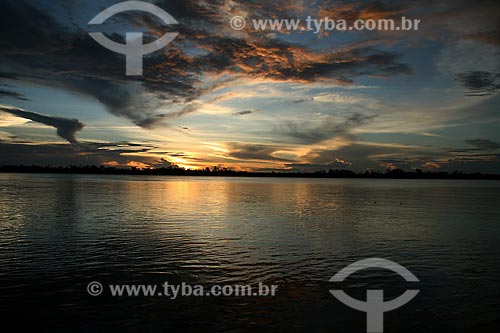  Assunto: Crepúsculo no Rio Amazonas / Local: Parintins - Amazonas (AM) - Brasil / Data: 06/2011 