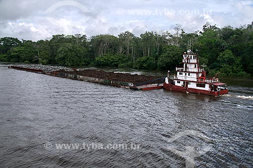  Assunto: Balsa de transporte no Rio Amazonas / Local: Itacoatiara - Amazonas (AM) - Brasil / Data: 06/2011 